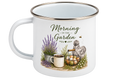 Morning in the Garden Enamel Mug