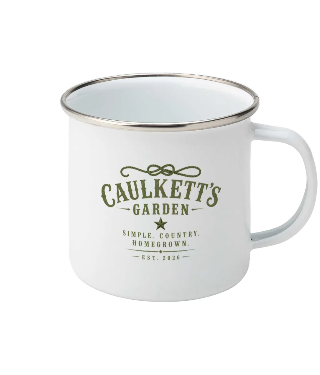 Early Riser Coffee Drinker – Country Grown Enamel Mug